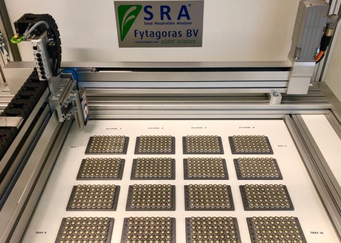 Seed respirator analyser